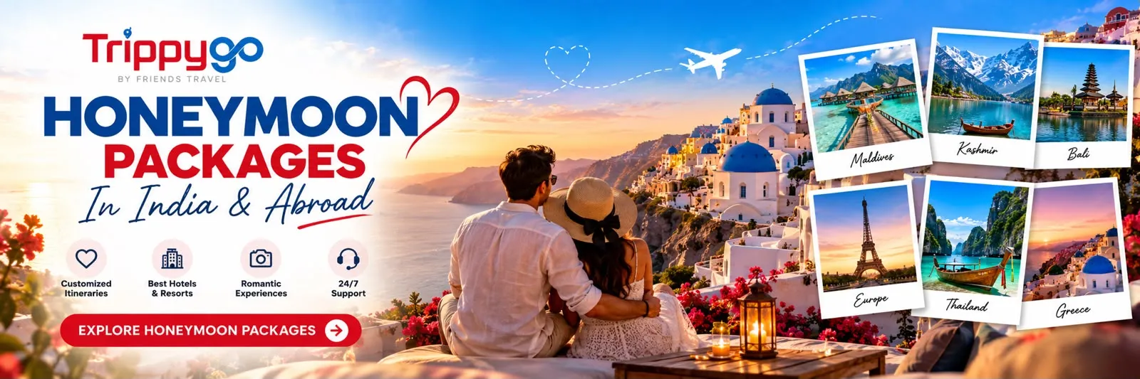 Honeymoon Packages | Domestic & International Holidays